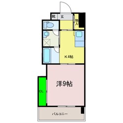 エンゼルコート古町の物件間取画像